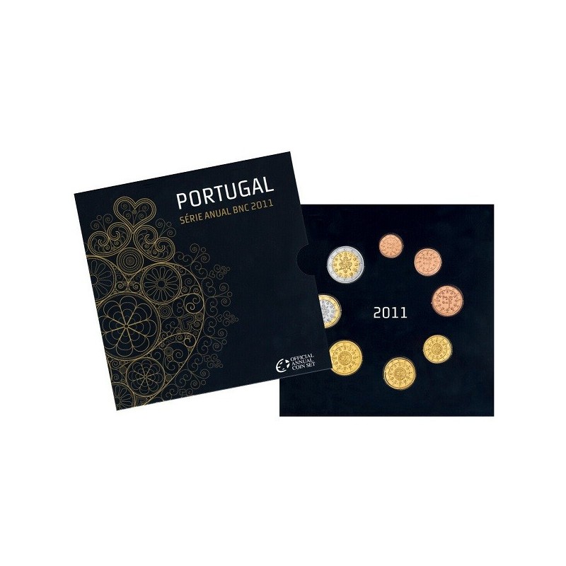 Portugal Official Euro Set (3,88€) 2011 BU