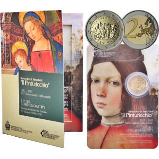 San Marino 2 Euro 2013 "Pinturicchio" BU (Coin Card)