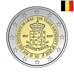 Belgium 2 Euro 2017 "Liège" BU (Dutch, Coin Card)