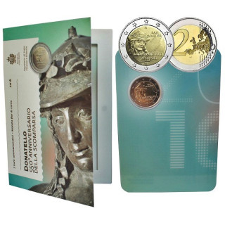 San Marino 2 Euro 2016 "Donatello" BU (Coin Card)