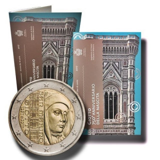 San Marino 2 Euro 2017 "Giotto" BU (Coin Card)