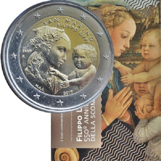 San Marino 2 Euro 2019 "Filippo Lippi" BU (Coin Card)