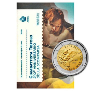 San Marino 2 Euro 2020 "Tiepolo" BU (Coin Card)