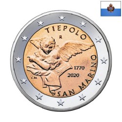 San Marino 2 Euro 2020 "Tiepolo" BU (Coin Card)