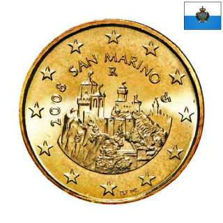 San Marino 50 Euro Cent 2008 KM-484 UNC