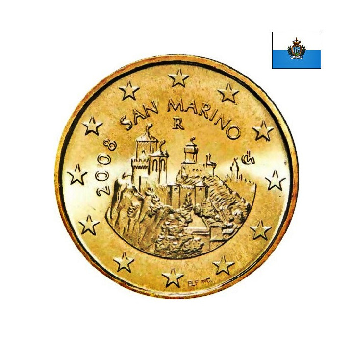 San Marino 50 Euro Cent 2008 KM-484 UNC