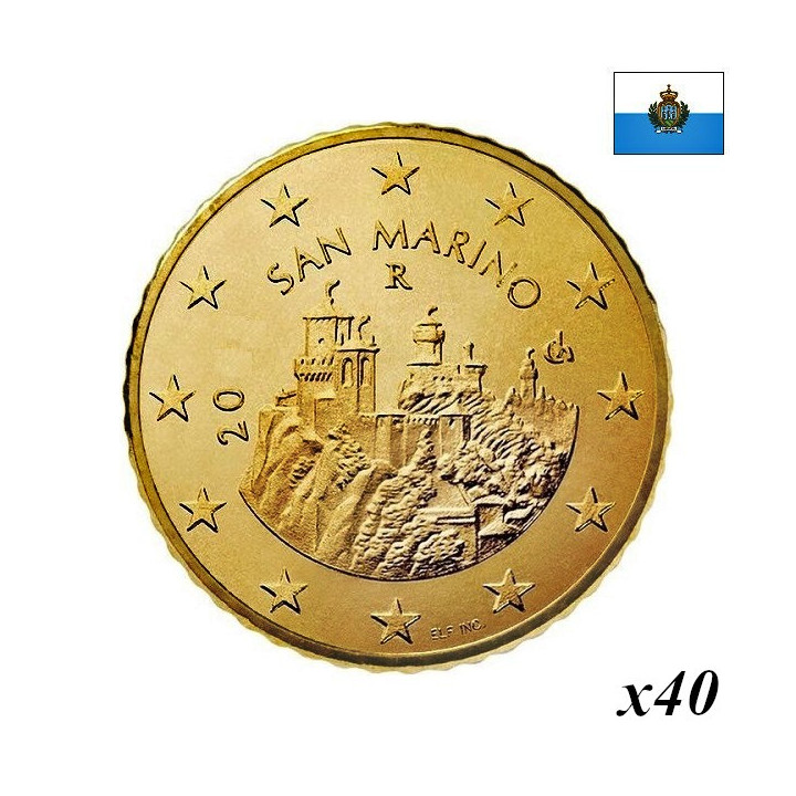 San Marino 50 Euro Cent 2008 KM-484 Roll