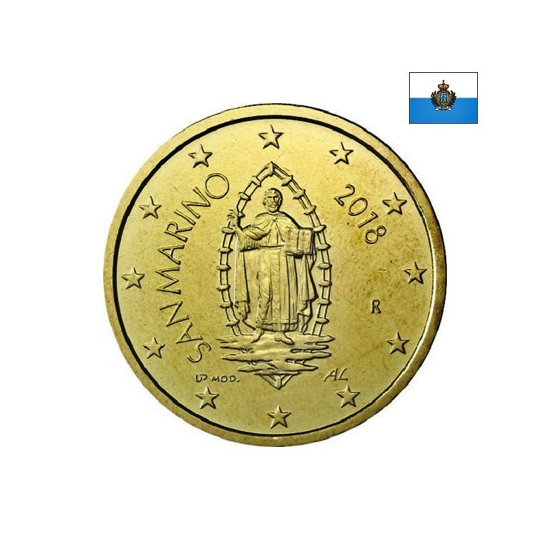 San Marino 50 Euro Cent 2018 KM-560 UNC