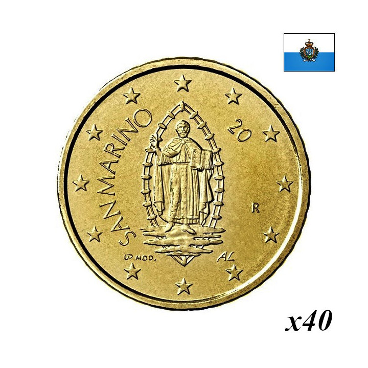 San Marino 50 Euro Cent 2018 KM-560 Roll