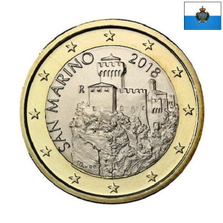 San Marino 1 Euro 2018 KM-561 UNC