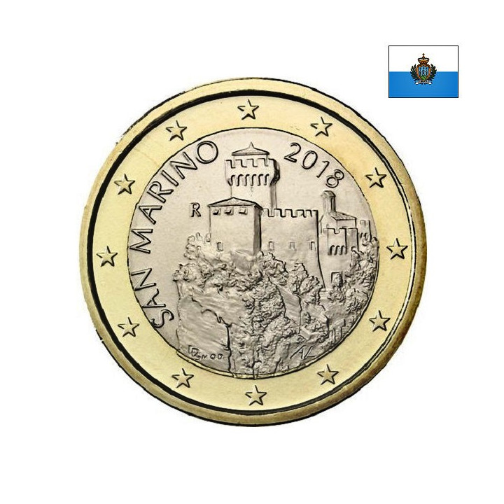 San Marino 1 Euro 2018 KM-561 UNC