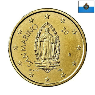 San Marino 50 Euro Cent 2020 KM-560 UNC
