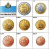 San Marino Euro Set (3,88€) 2012 UNC