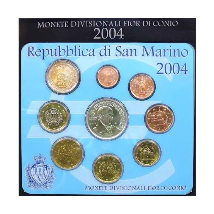 San Marino Official Euro Set (8,88€) 2004 BU