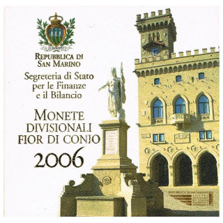 San Marino Official Euro Set (8,88€) 2006 BU