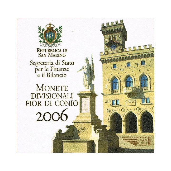 San Marino Official Euro Set (8,88€) 2006 BU