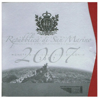 San Marino Official Euro Set (8,88€) 2007 BU