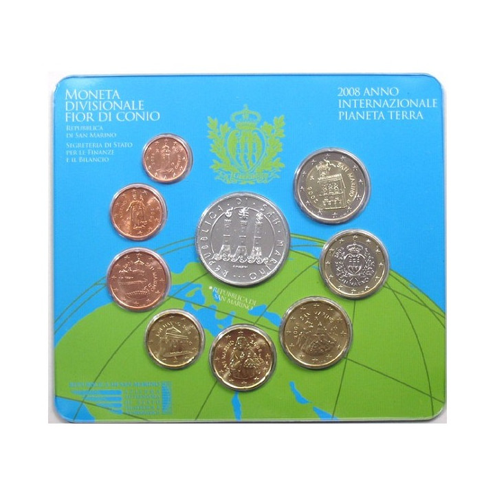 San Marino Official Euro Set (8,88€) 2008 BU