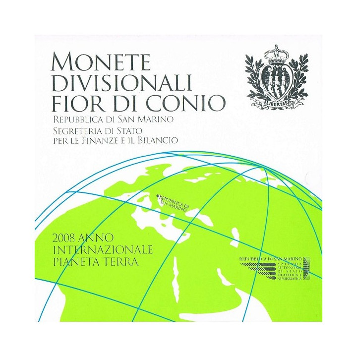 San Marino Official Euro Set (8,88€) 2008 BU