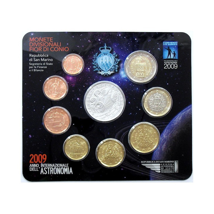 San Marino Official Euro Set (8,88€) 2009 BU
