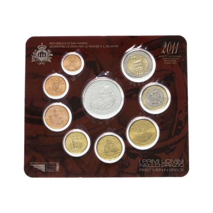San Marino Official Euro Set (8,88€) 2011 BU