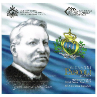 San Marino Official Euro Set (8,88€) 2012 BU