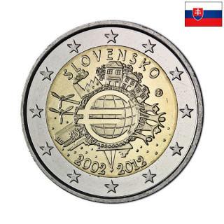Slovakia 2 Euro 2012 "TYE" UNC