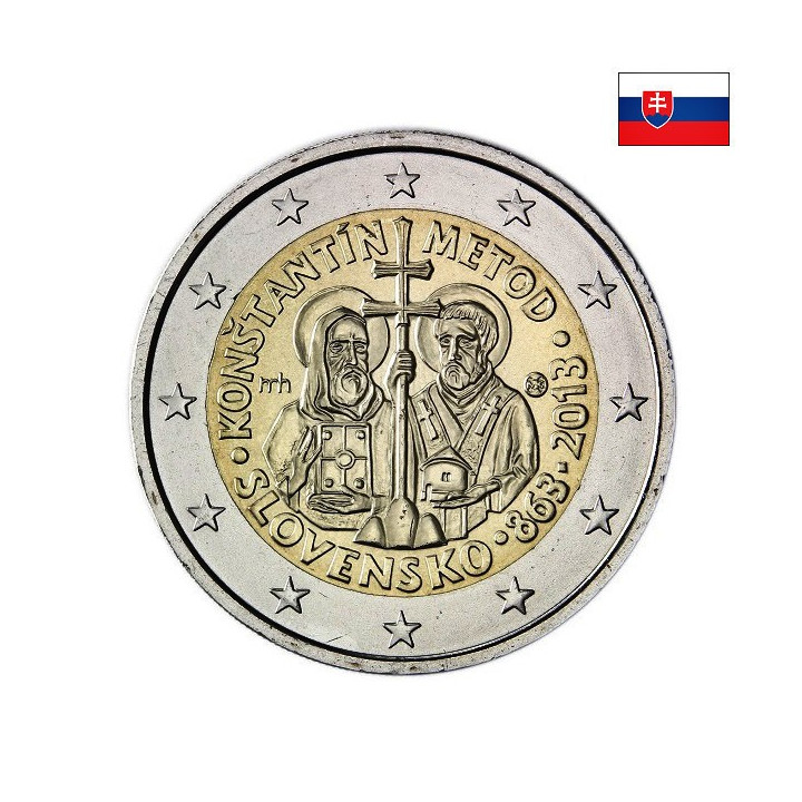 Slovakia 2 Euro 2013 "Cyril & Methodius" UNC