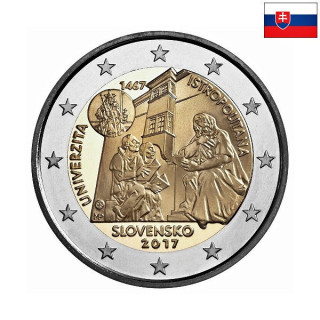 Slovakia 2 Euro 2017 "Istropolitana" UNC