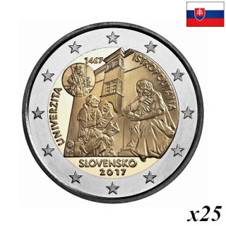 Slovakia 2 Euro 2017 "Istropolitana" Roll