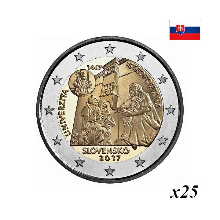 Slovakia 2 Euro 2017 "Istropolitana" Roll