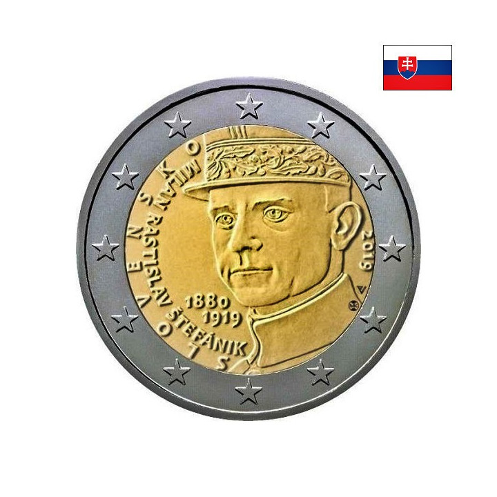 Slovakia 2 Euro 2019 "Štefánik" UNC