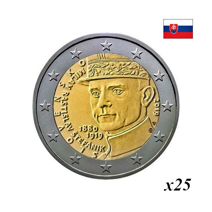 Slovakia 2 Euro 2019 "Štefánik" Roll