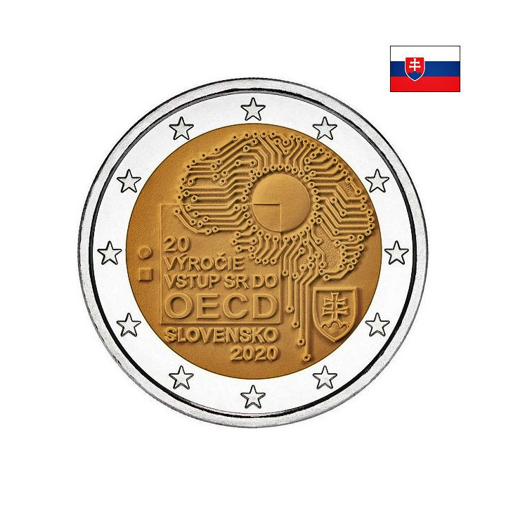 Slovakia 2 Euro 2020 "OECD" UNC