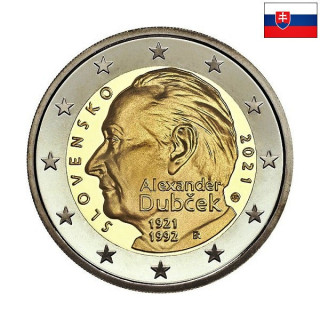 Slovakia 2 Euro 2021 "Alexander Dubček" UNC