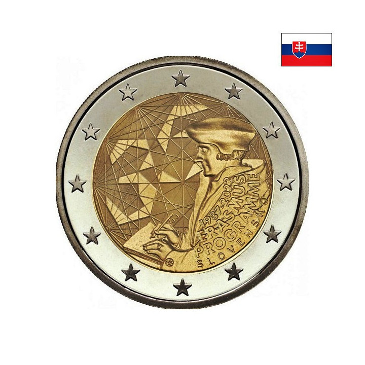 Slovakia 2 Euro 2022 "Erasmus (ERA)" UNC