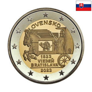 Slovakia 2 Euro 2023 "Express Mail" UNC