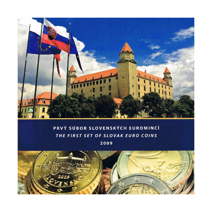 Slovakia Official Euro Set (3,88€) 2009 BU