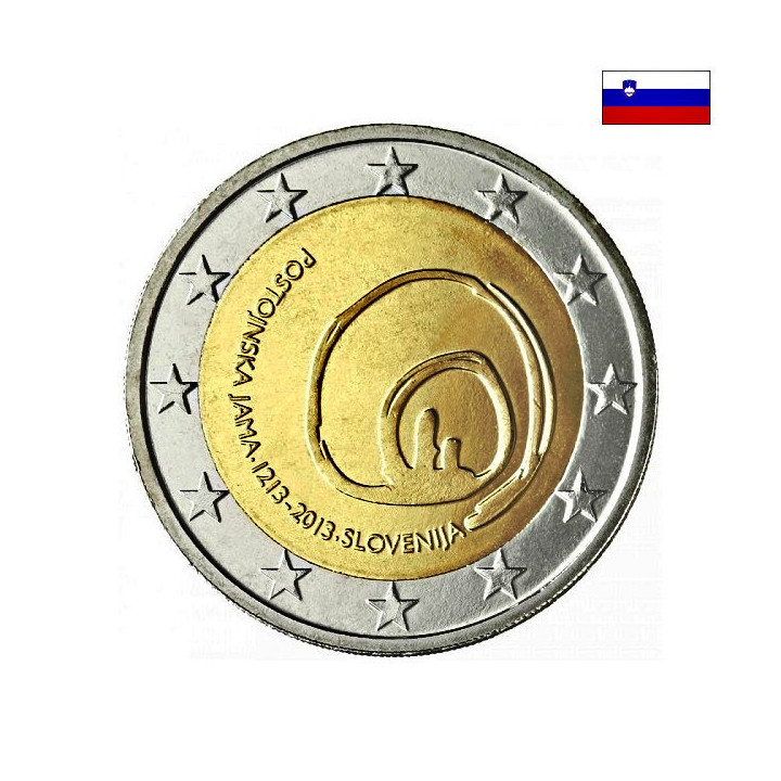 Slovenia 2 Euro 2013 "Postojna Cave" UNC