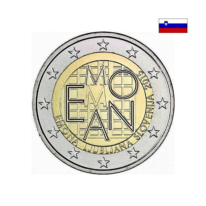 Slovenia 2 Euro 2015 "Emona" UNC
