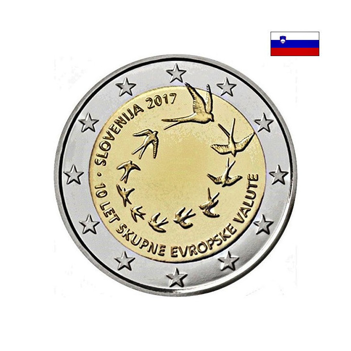 Slovenia 2 Euro 2017 "Euro" UNC