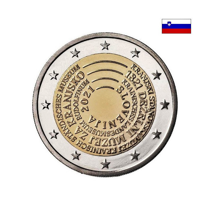 Slovenia 2 Euro 2021 "Museum" UNC
