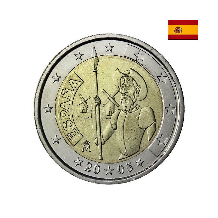 Spain 2 Euro 2005 "Don Quixote" UNC