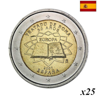 Spain 2 Euro 2007 "TOR" Roll