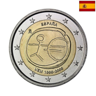 Spain 2 Euro 2009 "EMU" UNC