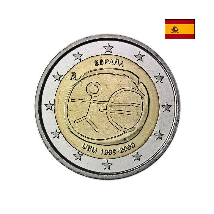 Spain 2 Euro 2009 "EMU" UNC