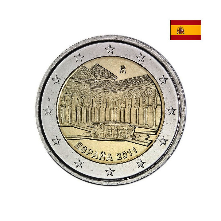 Spain 2 Euro 2011 "Alhambra" UNC