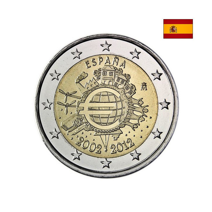 Spain 2 Euro 2012 "TYE" UNC