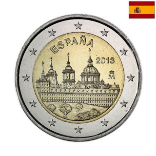 Spain 2 Euro 2013 "Escorial Monastery" UNC