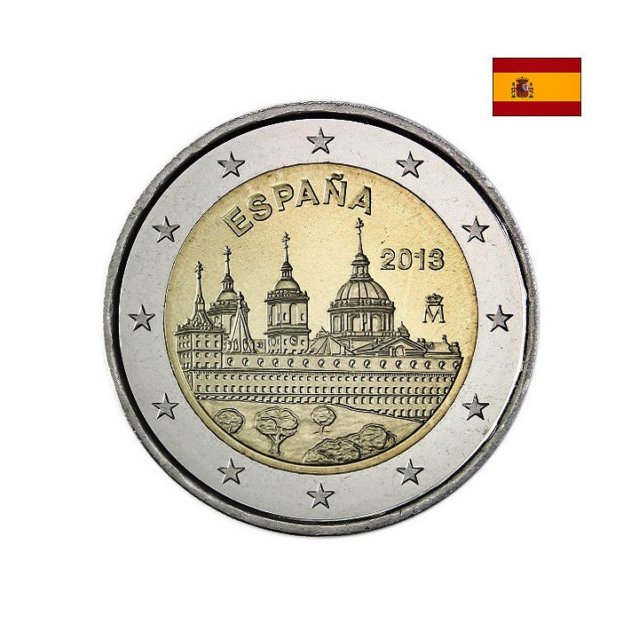Spain 2 Euro 2013 "Escorial Monastery" UNC